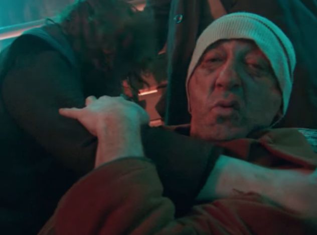 Лепс в роли бомжа