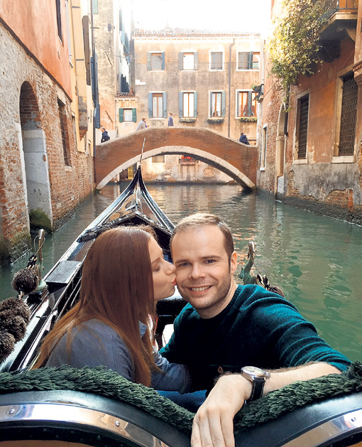 Медовый месяц с мужем Александром АРШИНОВЫМ Юлия провела в Венеции