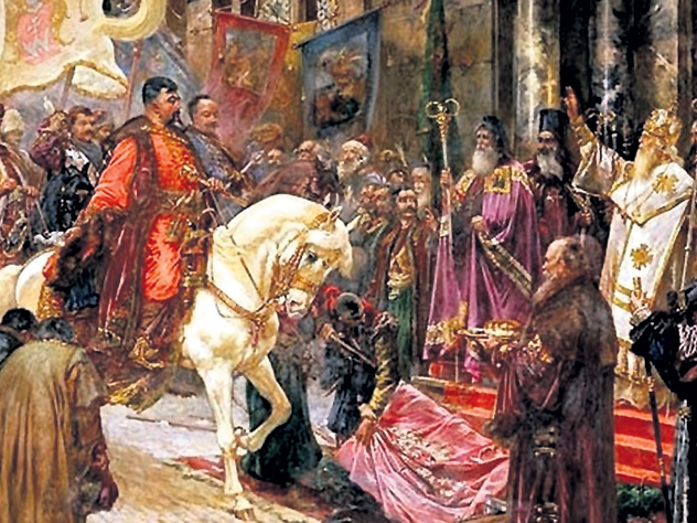 Богдан Хмельницкий в 1654 году попросил царя Алексея Романова включить Украину в состав Русского государства