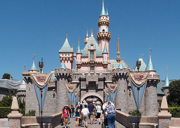 Диснейленд замок США, Анахайм Калифорния
