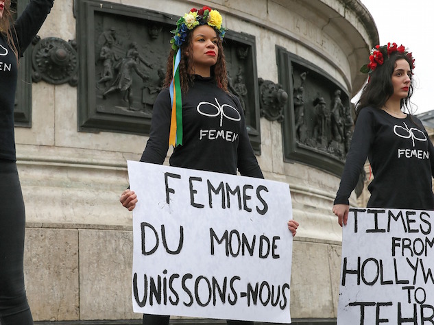 Активистки Фемен FEMEN