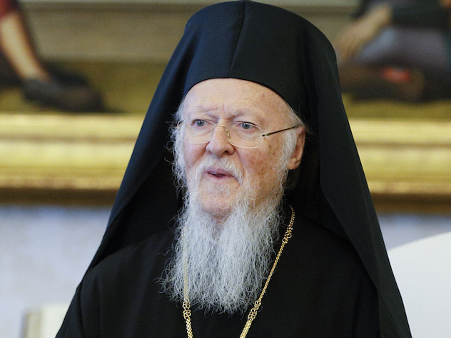 патриарх константинопольский Варфоломей и президент Украины Петр Порошенко