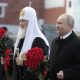 Владимир Путин патриарх Кирилл Красная площадь возложение цветов