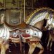 В Китае появилась карусель с живыми лошадьми