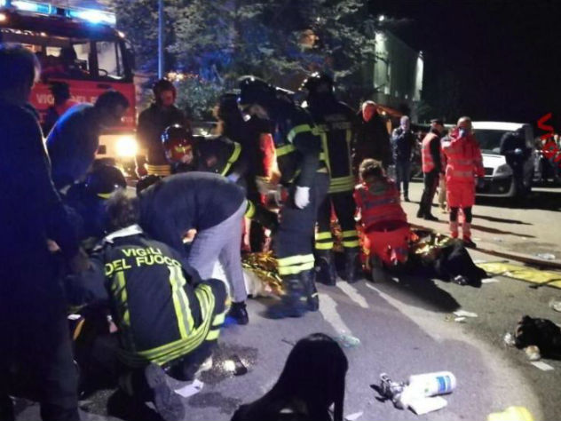 В итальянском клубе погибли люди