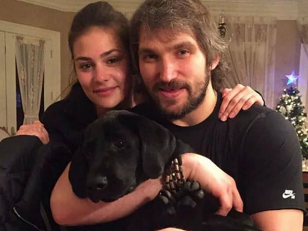 Анастасия Шубская и Александр Овечкин