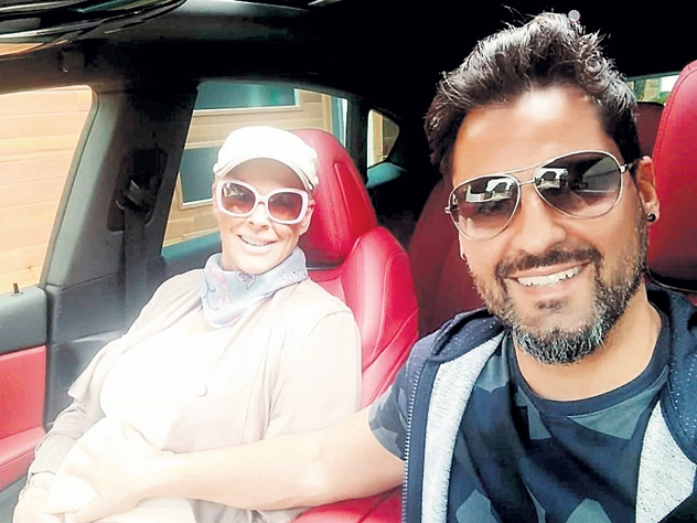 Нильсен с мужем Маттиа накануне родов