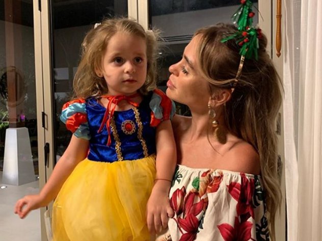 Анна Хилькевич с дочерью