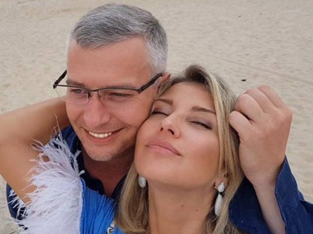 Екатерина Архарова с мужем