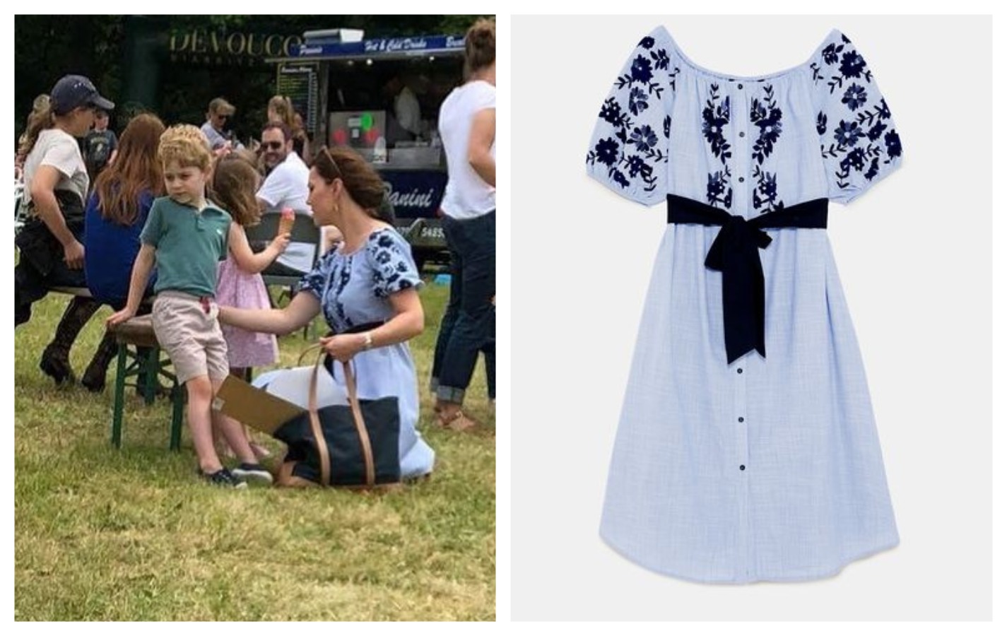 Кейт Миддлтон, дешевое платье