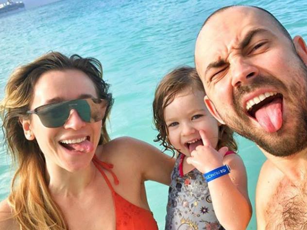 Андрей Бедняков с семьей