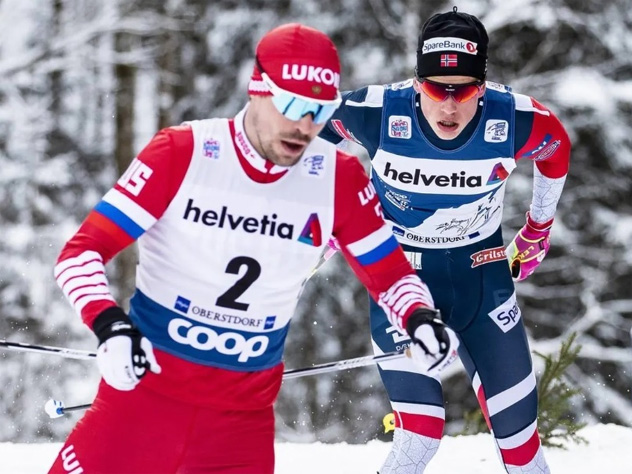 Сергей Устюгов и Йоханнес Клебо