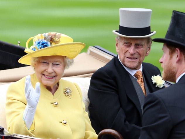 Королева Елизавета и принц Филипп