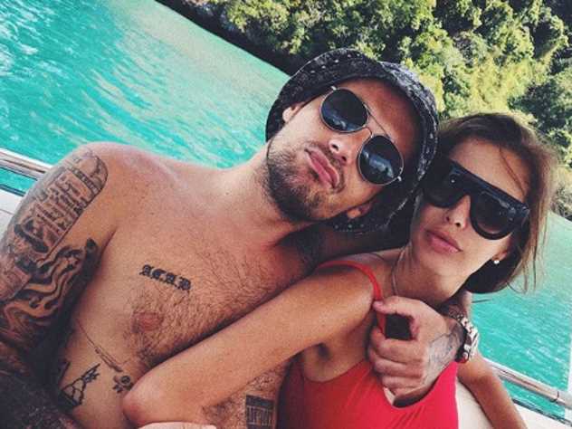 Кети Топурия и рэпер Гуф