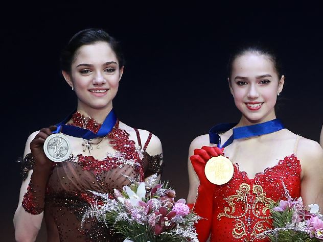 Евгения Медведева и Алина Загитова