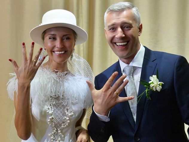 Екатерина Архарова с мужем