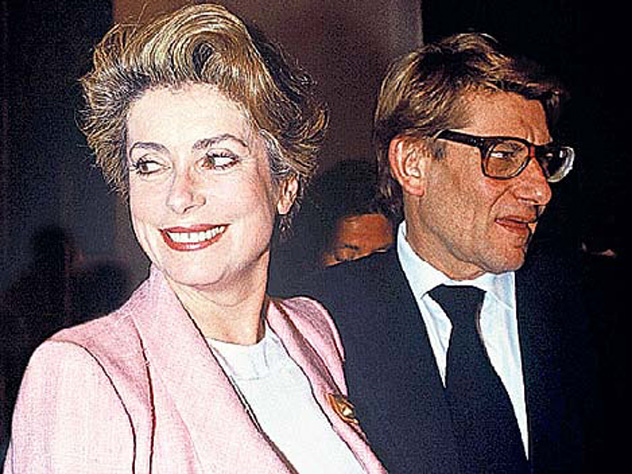 Катрин и Ив Сен-Лоран дружили больше 40 лет