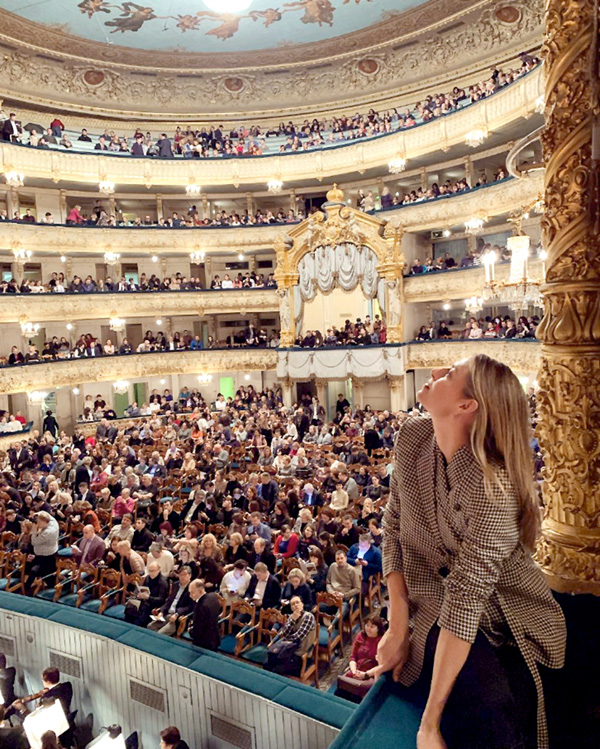 Мариинский театр изумил Шарапову, но с середины оперы она сбежала