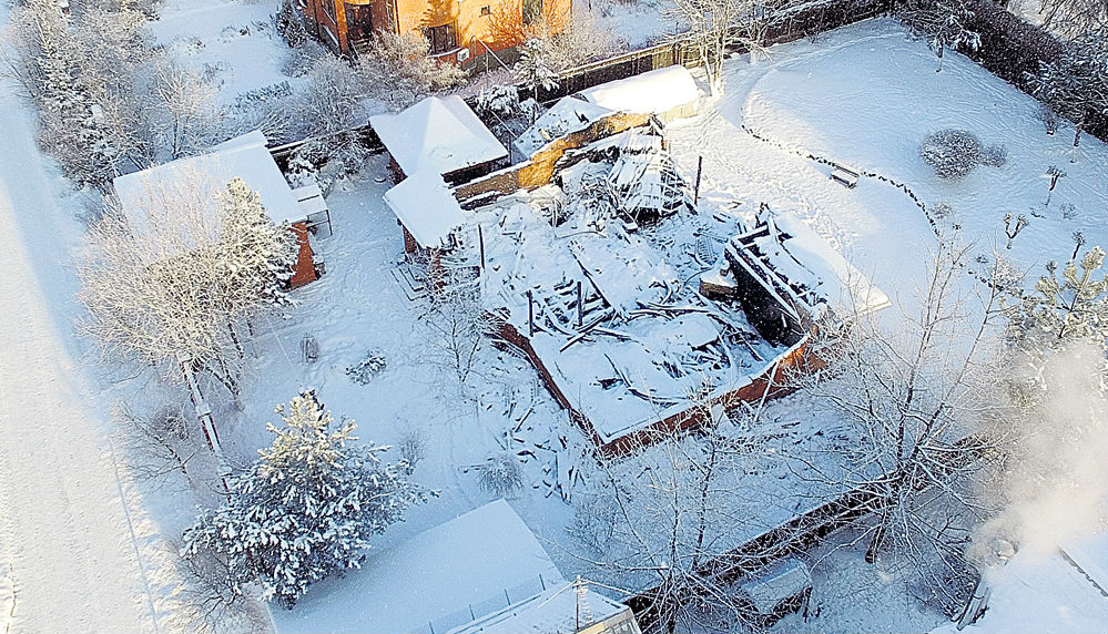 Николай Бандурин, дом, пожар