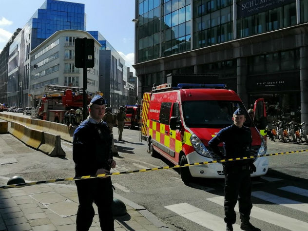 В Брюсселе ищут бомбу