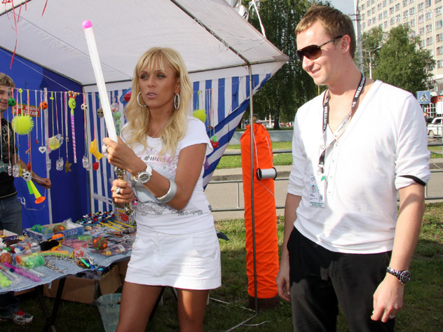 Юлия Началова и Андрей Трофимов на «Славянском базаре» 2008 года