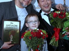 Константин Губин с сыном Саввой, Виктор Дорин