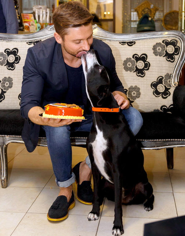 Ради рекламы собачьего ресторана Лазарев был готов на все