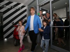 Максим Галкин** с сыном и дочкой Филиппа Киркорова Аллой-Викторией и Мартином