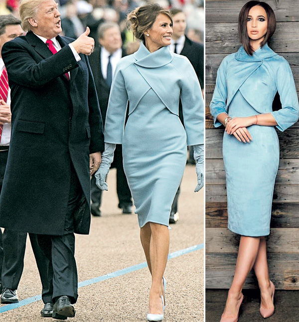 Мелания Трамп (200 тыс. руб. ) и Ольга Бузова (8500 руб.)