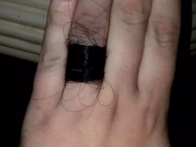 Кольцо из волос