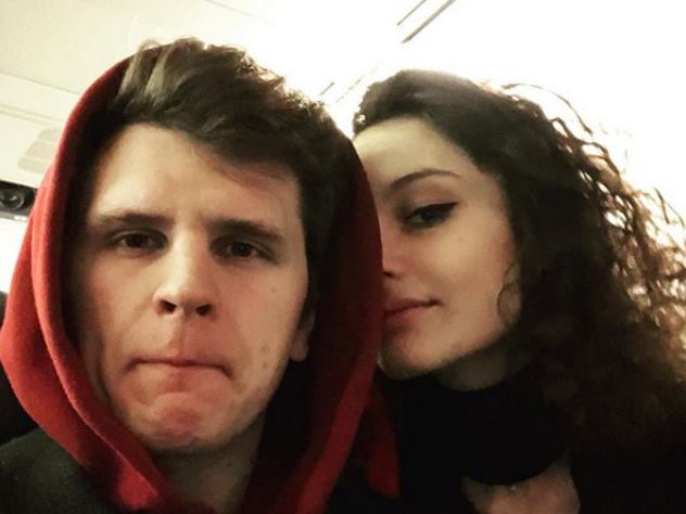 Мария Кончаловская с парнем