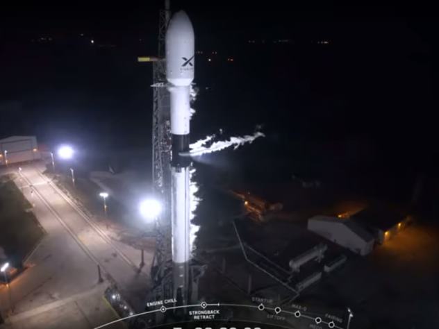 Запуск ракеты-носителя Falcon-9