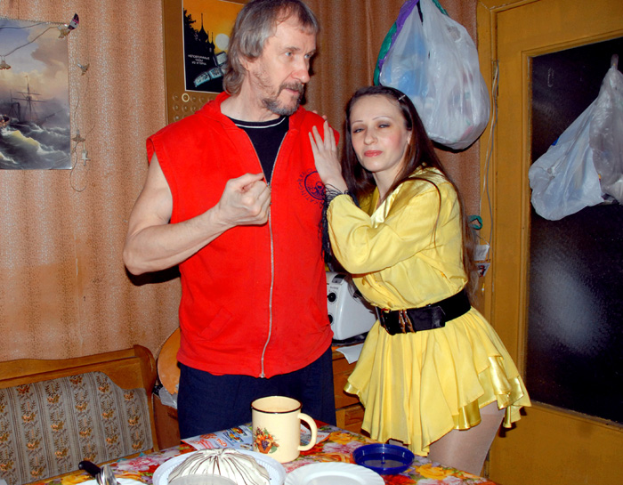Ермаков с сожительницей Викой Клоковой