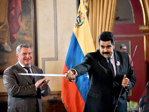 Кадровый разведчик Игорь Сечин подсказал Николасу Мадуро несколько приёмов борьбы с мировым империализмом