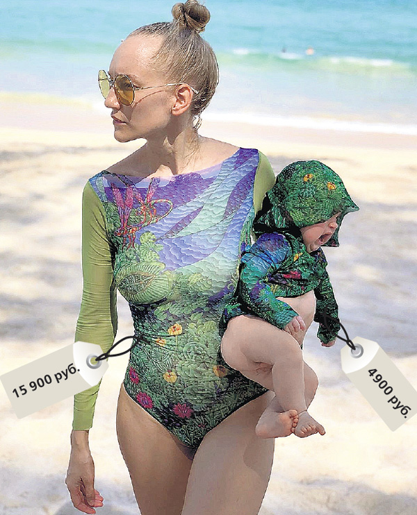 Мама и дочка в «умных» купальниках от питерского бренда RoDaSoleil