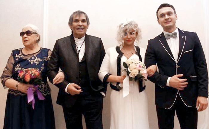 Двойная свадьба: Алибасов женился на Лидии Федосеевой-Шукшиной, а Моцарь - на некой бизнесвумен Виктории Семенюте