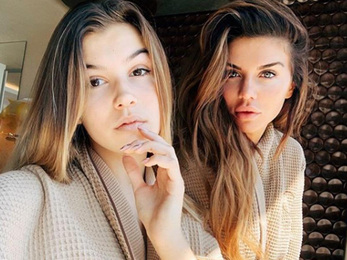 Анна Седокова с дочерью Алиной