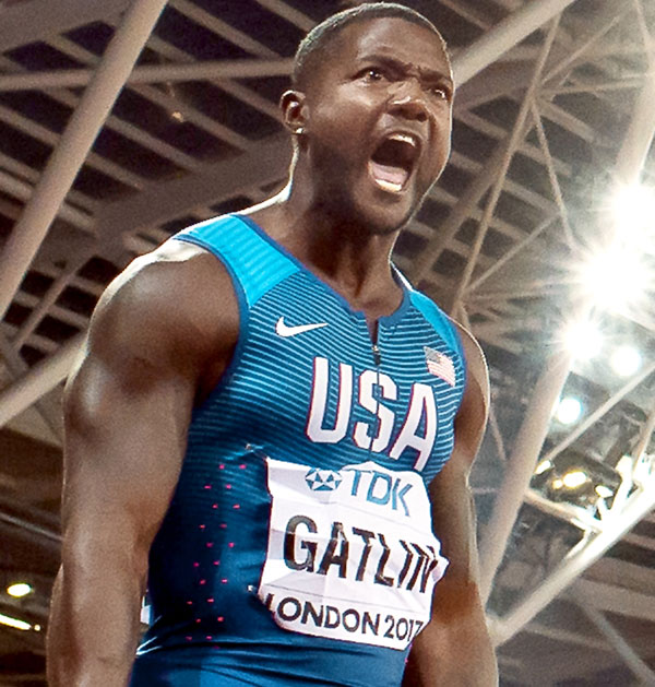 Бегун Гэтлин дважды попадался на допинге, но до сих пор приносит медали США