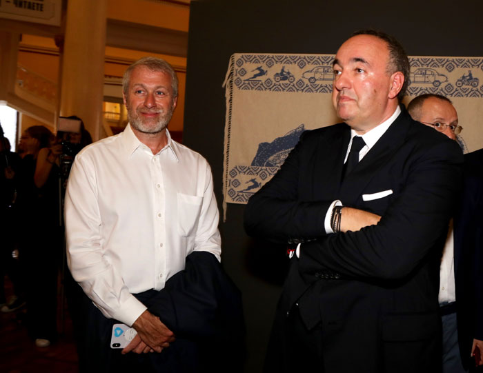 Роман Абрамович и Александр Роднянский****