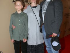Иван Охлобыстин с женой и сыном