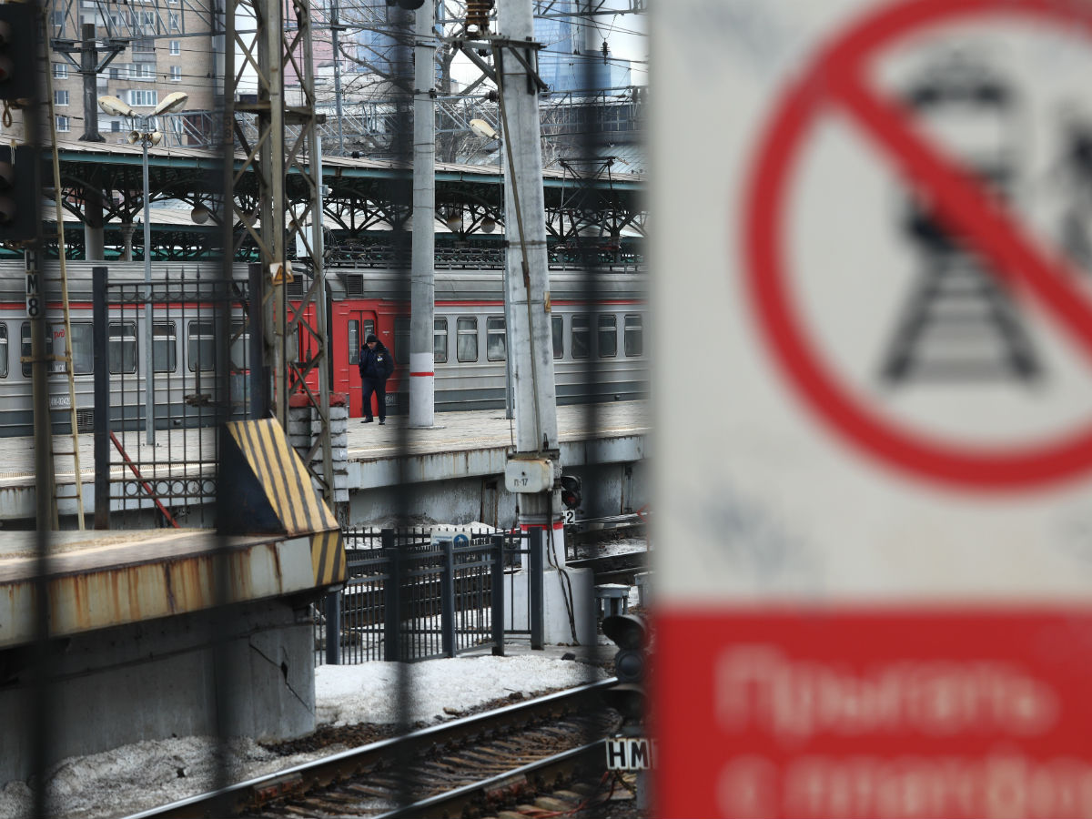 Электричка в Подмосковье