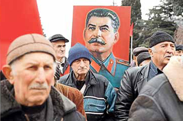 Товарища Сталина здесь и сегодня почитают как самого великого грузина всех времён