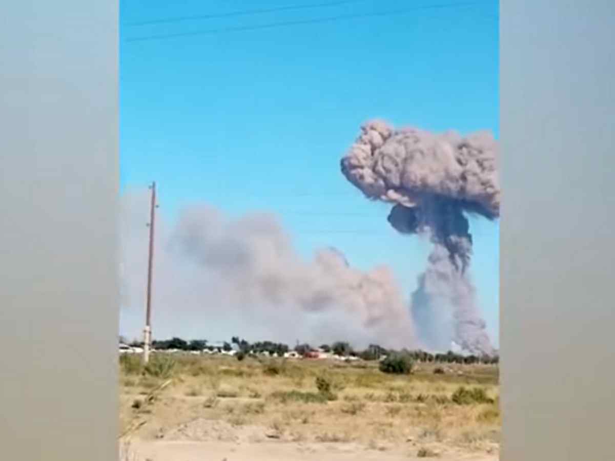 Взрыв в Казахстане