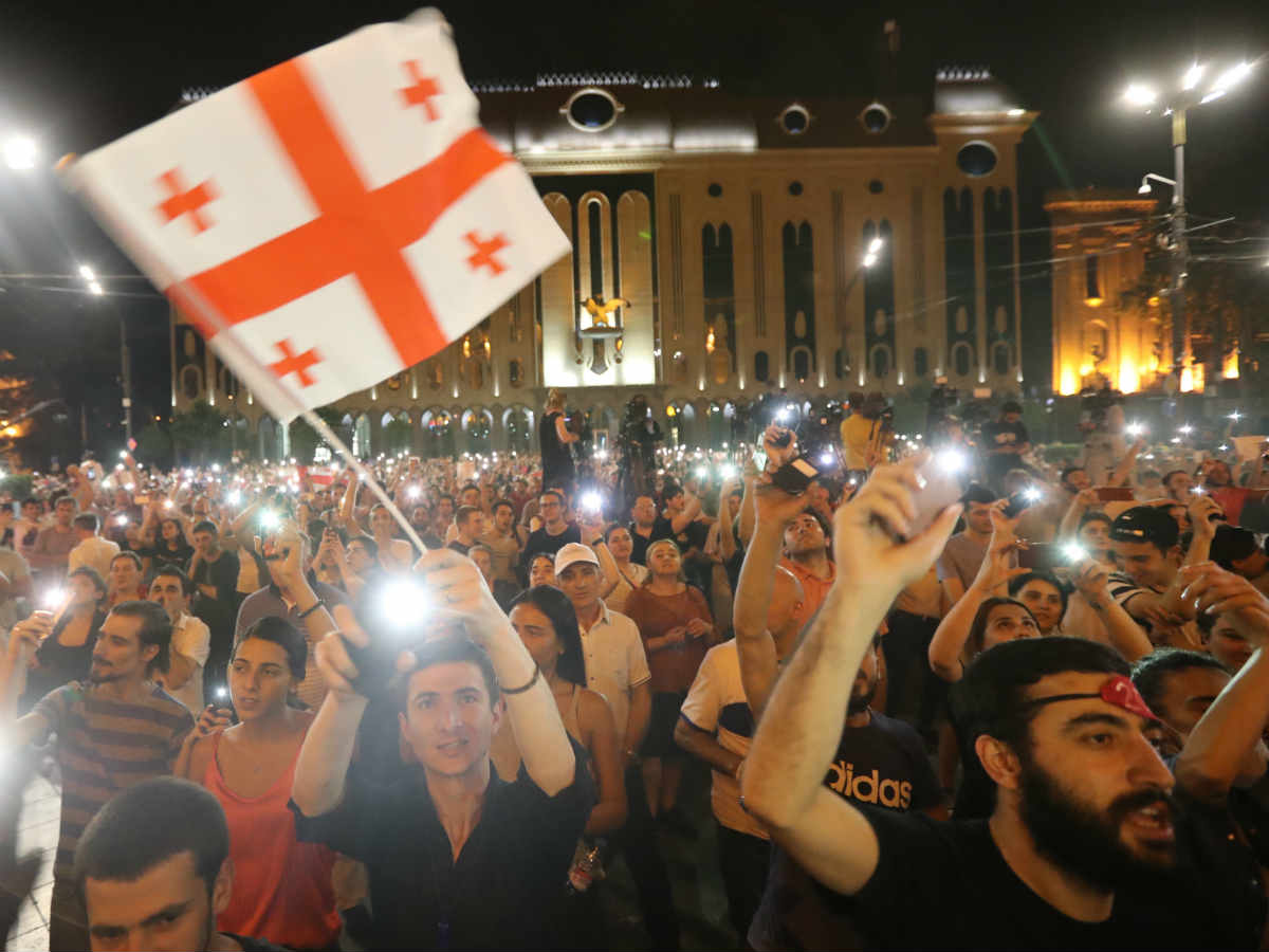 что происходит в Грузии, протесты в Грузии 2019