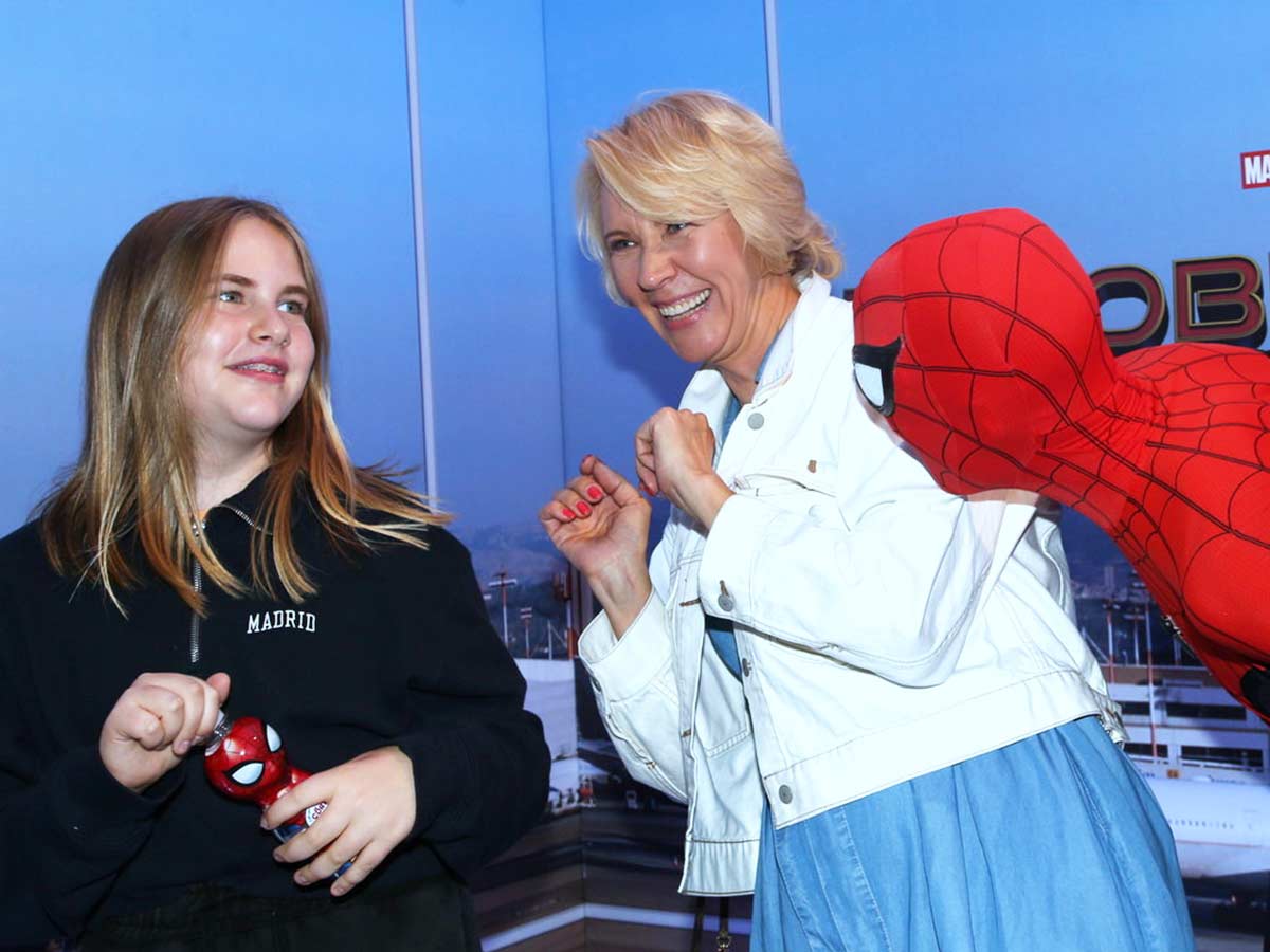 Татьяна Лазарева**** с дочками посмотрели нового «Человека-паука»