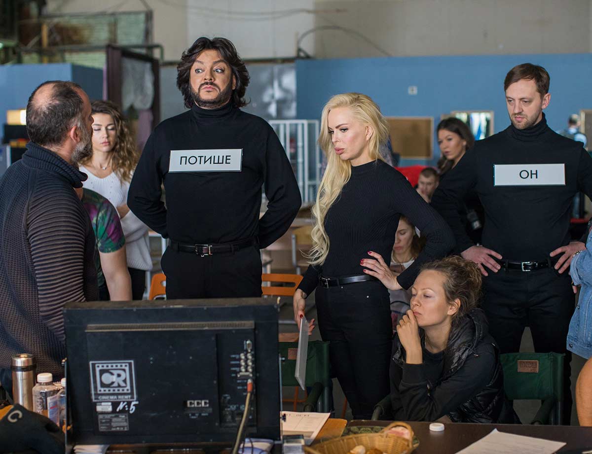 съемки клипа Стеснение пропало