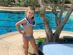 Какие купальники носят дети знаменитостей. Фото: официальна страница Ксении Бородиной в инстаграме*.