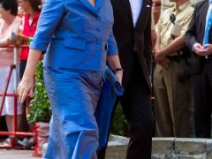 Выходы Ангелы Меркель в платьях и юбках. Фото: imago stock&people/globallookpress.com