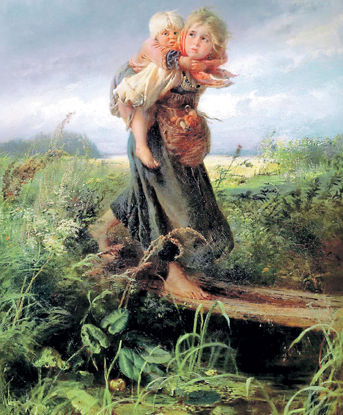 «Дети, бегущие от грозы» (1872)