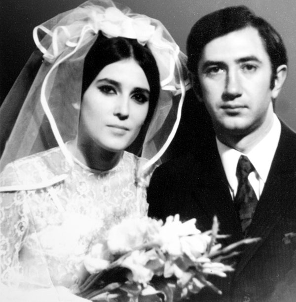 Толя и Рая в день свадьбы 17 октября 1970 года